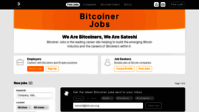 What Bitcoinerjobs.com website looks like in 2024 