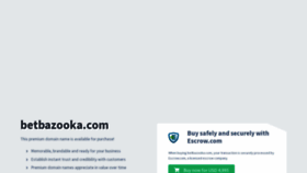 What Betbazooka.com website looks like in 2024 