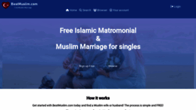 What Bestmuslim.com website looks like in 2024 