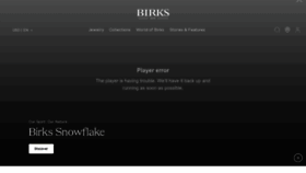 What Birks.com website looks like in 2024 