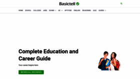 What Basictell.com website looks like in 2024 