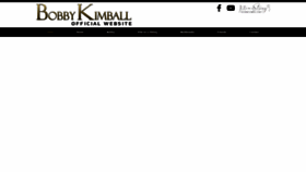 What Bobbykimball.com website looked like in 2024 (1 year ago)