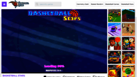 What Basketballstarsgame.io website looked like in 2024 (1 year ago)
