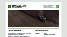 What Bauer-lohnunternehmen.de website looks like in 2024 