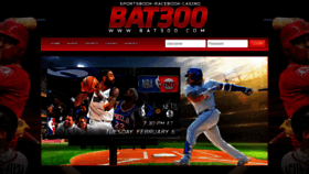 What Bat300.com website looks like in 2024 