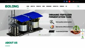 What Bolongmachinery.com website looks like in 2024 
