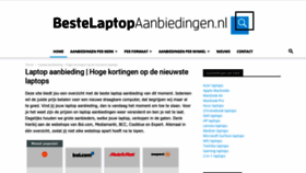 What Bestelaptopaanbiedingen.nl website looks like in 2024 