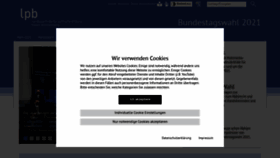 What Bundestagswahl-bw.de website looked like in 2024 (1 year ago)