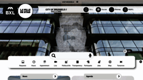 What Brucity.be website looked like in 2024 (1 year ago)