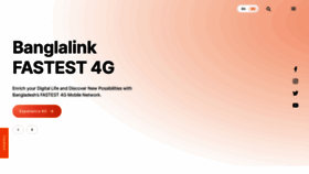 What Banglalink.net website looks like in 2024 