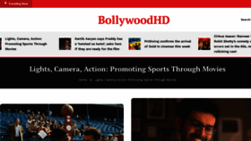 What Bollywoodhd.in website looks like in 2024 