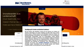 What Bestwestern.at website looks like in 2024 