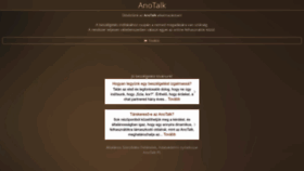 What Brown.anotalk.hu website looks like in 2024 