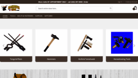 What Blacksmithsdepot.com website looks like in 2024 
