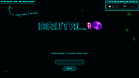 What Brutal.io website looked like in 2024 (1 year ago)