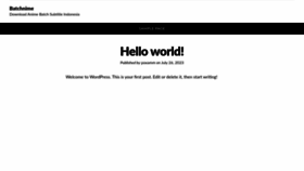 What Batchnime.net website looks like in 2024 