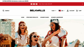 What Belkmalls.com website looks like in 2024 