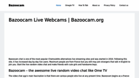 What Bazoo-cam.com website looks like in 2024 