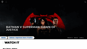 What Batmanvsupermandawnofjustice.com website looks like in 2024 