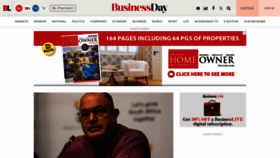 What Bday.co.za website looks like in 2024 