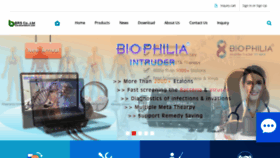 What Bioresonators.com website looks like in 2024 
