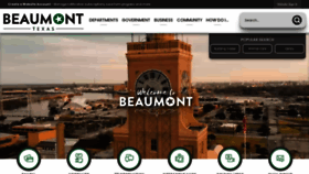 What Beaumonttexas.gov website looks like in 2024 