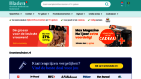 What Bladen.nl website looks like in 2024 