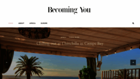 What Becomingyou.co.za website looks like in 2024 