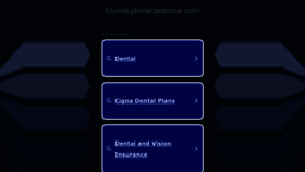 What Blueskybioacademia.com website looks like in 2024 