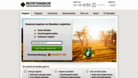 What Bestattungen.de website looks like in 2024 