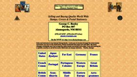What Baxleystamps.com website looks like in 2024 