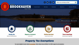 What Brookhaven.org website looks like in 2024 
