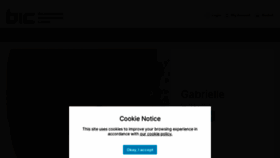 What Bic.co.uk website looked like in 2024 (1 year ago)