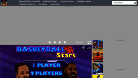 What Basketballstarsunblocked.io website looks like in 2024 