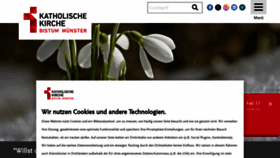 What Bistum-muenster.de website looks like in 2024 