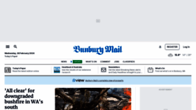 What Bunburymail.com.au website looks like in 2024 