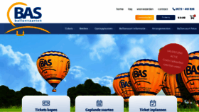 What Basballonvaart.nl website looks like in 2024 