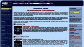What Babyblaue-seiten.de website looks like in 2024 