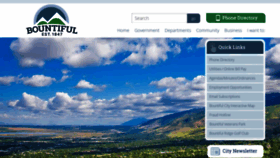 What Bountifulutah.gov website looks like in 2024 