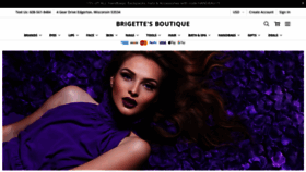 What Brigettesboutique.com website looks like in 2024 