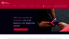 What Bancoguayaquil.com website looks like in 2024 