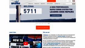 What Belzona.com website looks like in 2024 