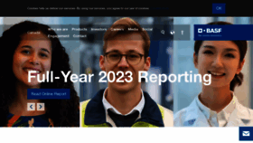 What Basf.ca website looks like in 2024 