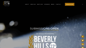 What Beverlyhillsfilmfestival.com website looks like in 2024 