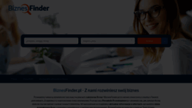What Biznesfinder.pl website looks like in 2024 