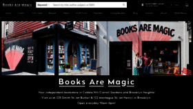 What Booksaremagic.net website looks like in 2024 