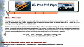What Billpentz.com website looks like in 2024 