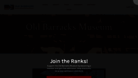 What Barracks.org website looks like in 2024 