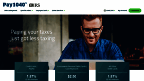 What Businesstaxpayment.com website looks like in 2024 