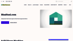 What Bisahuni.com website looks like in 2024 